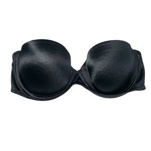 32C Aerie Strapless Black Bra